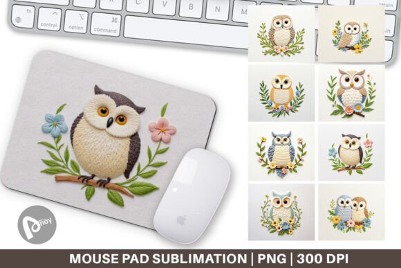 Evaluating Mouse Pad Owl Embroidery for Etsy Shops