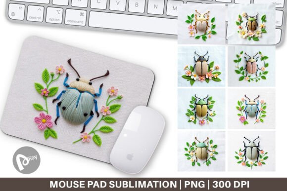 Mouse Pad Beetle Embroidery: A Designer’s Review