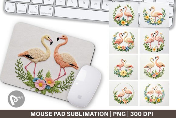 Mouse Pad Flamingo Embroidery: A Designer’s Review