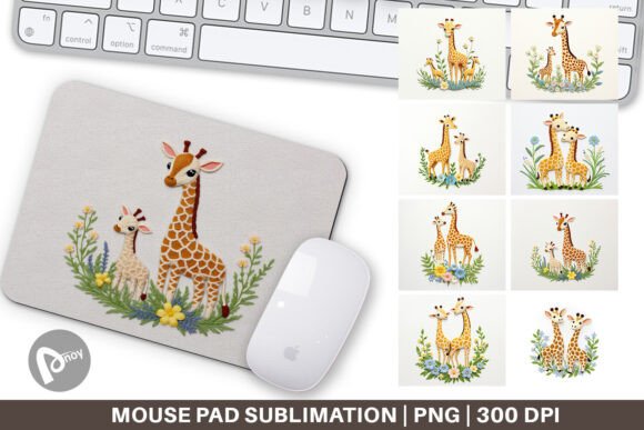 Mouse Pad Giraffe Embroidery: A Designer’s Review