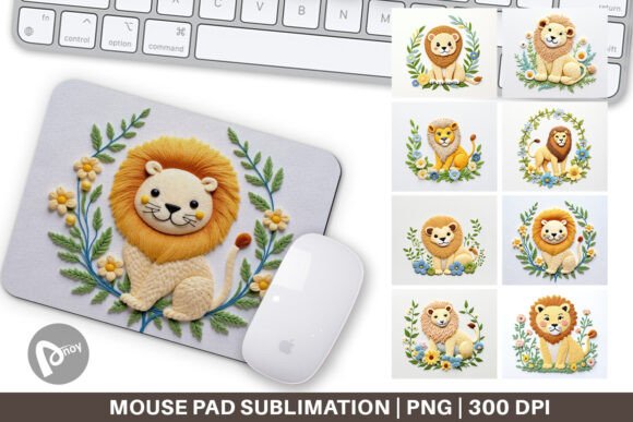 Mouse Pad Lion Embroidery: A Designer’s Review