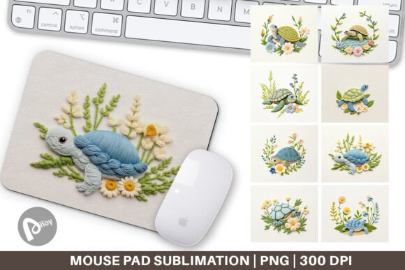 Mouse Pad Turtle Embroidery: A Designer’s Review