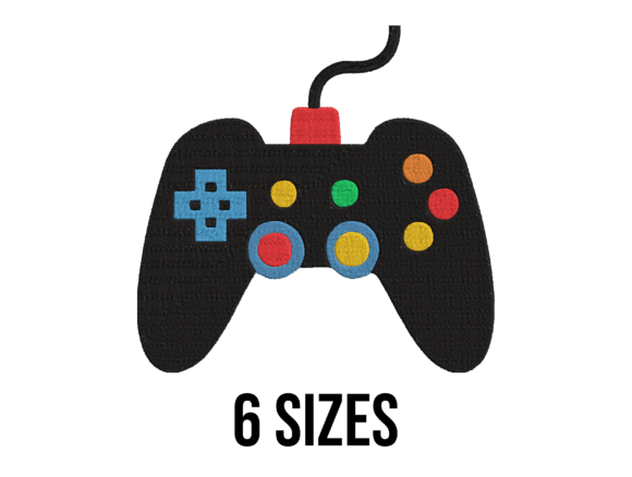 Review: Game Controller Embroidery Design