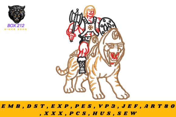Review: Monster Tamer Embroidery Design for Merch