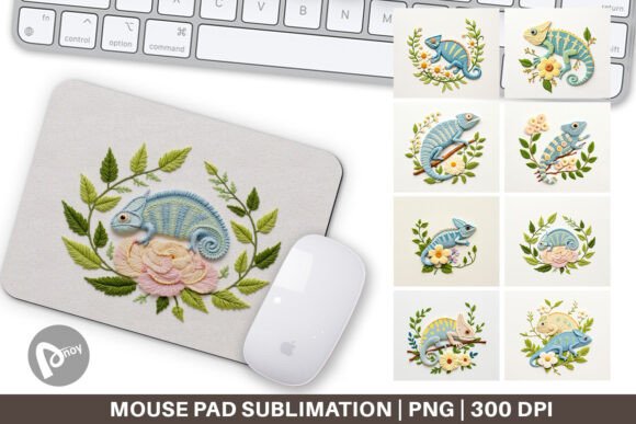 Reviewing Mouse Pad Chameleon Embroidery for Apparel