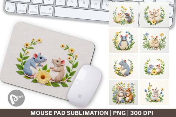 Reviewing Mouse Pad Rat Embroidery for Etsy Shops