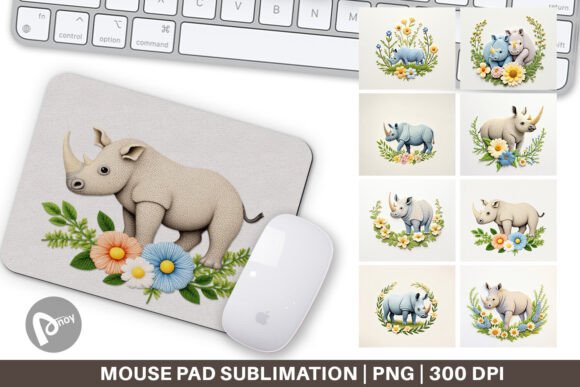 Reviewing Mouse Pad Rhino Embroidery for Gifts
