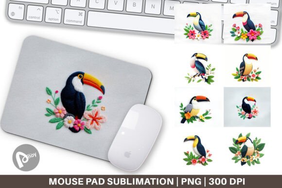 Reviewing Mouse Pad Toucan Embroidery for Apparel
