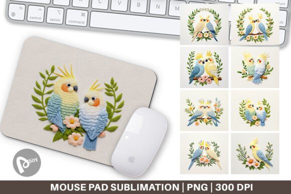 Reviewing the Mouse Pad Cockatiel Embroidery Design